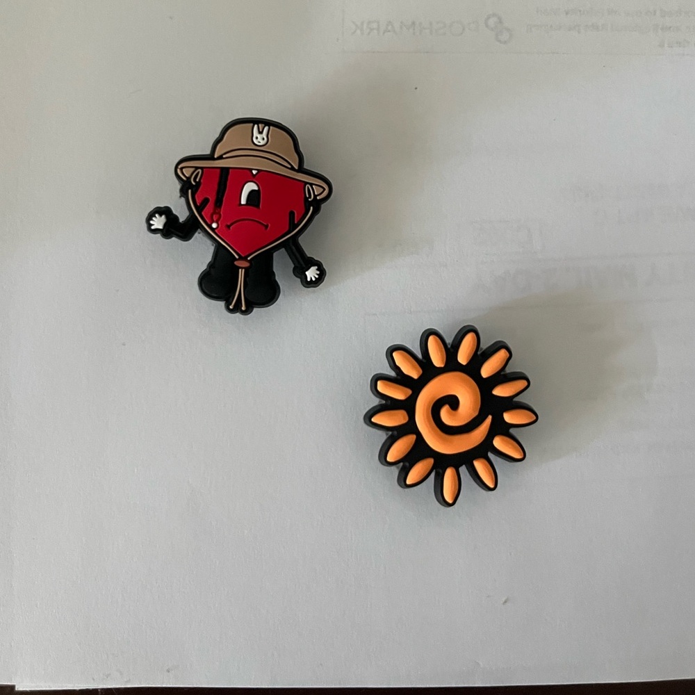 Bad bunny Croc charms